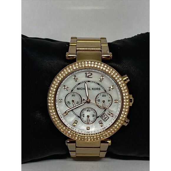 Michael Kors Parker MK5491 Women's Stainless Steel Analog Dial Quartz Watch VK18 - Picture 3 of 12